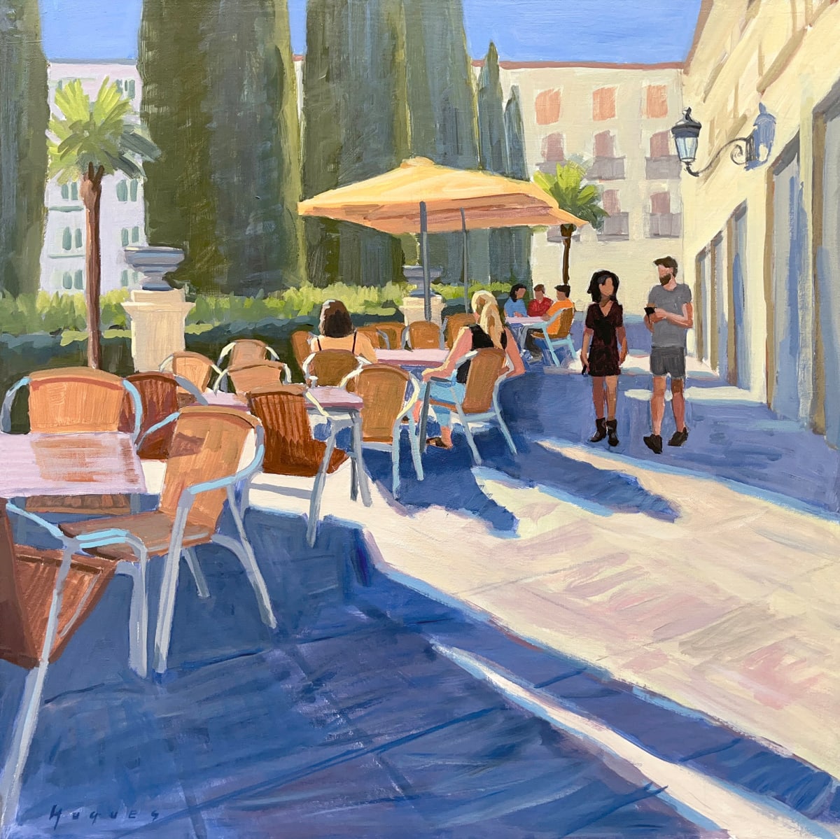 Easy Afternoon - Salamanca, Spain by Linda Hugues 