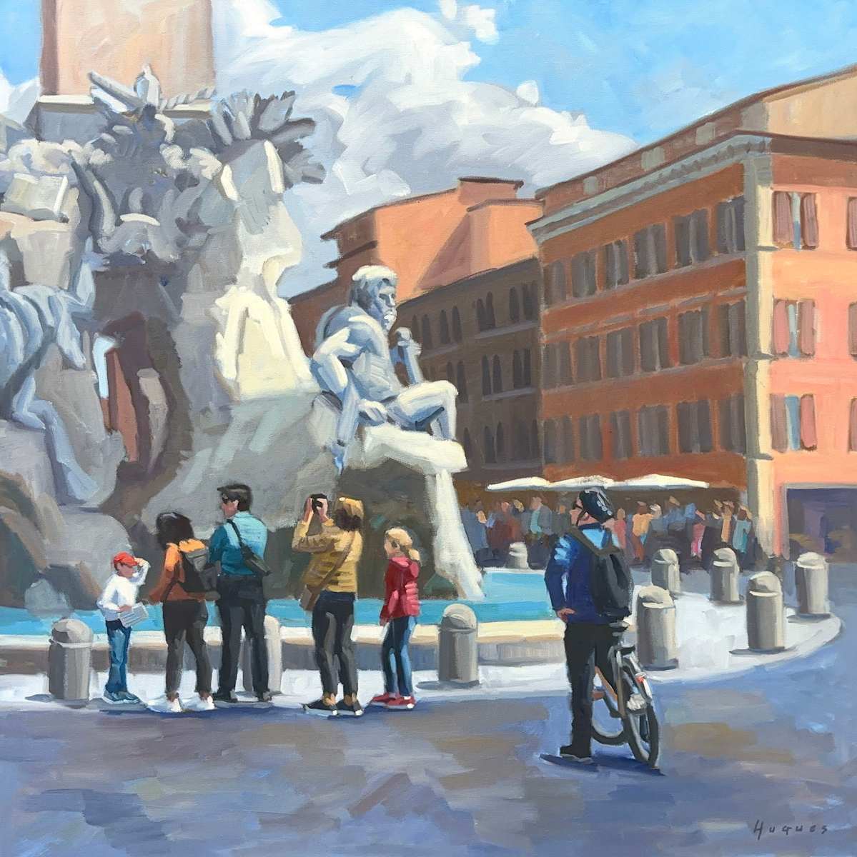 Bernini's Masterpiece - Rome by Linda Hugues 