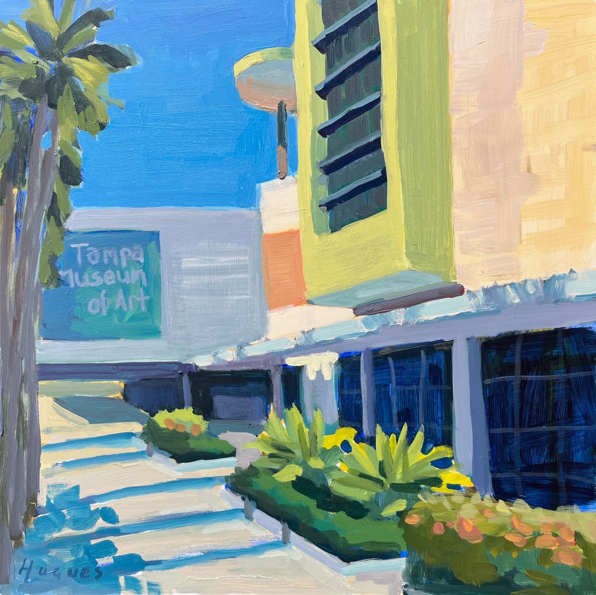 Museum Path - Tampa by Linda Hugues 