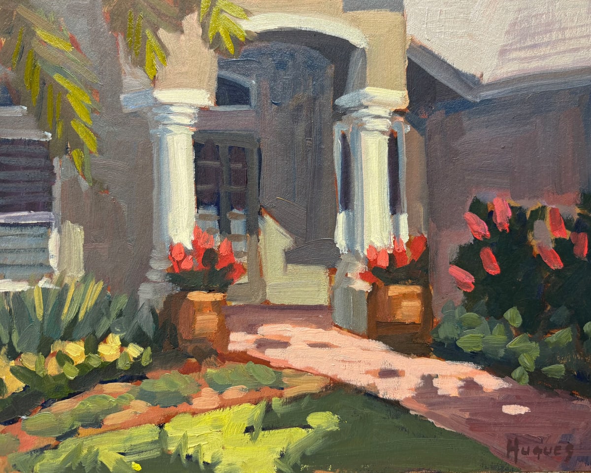 Front Walk Shadows- Tampa by Linda Hugues 