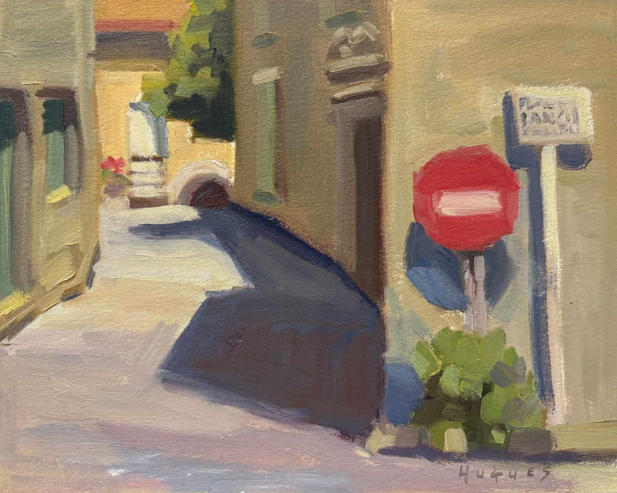 No Entry - Lacoste, France by Linda Hugues 