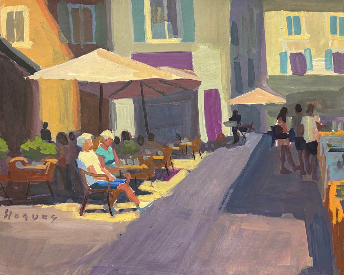 Lazy Morning - Apt, France by Linda Hugues 