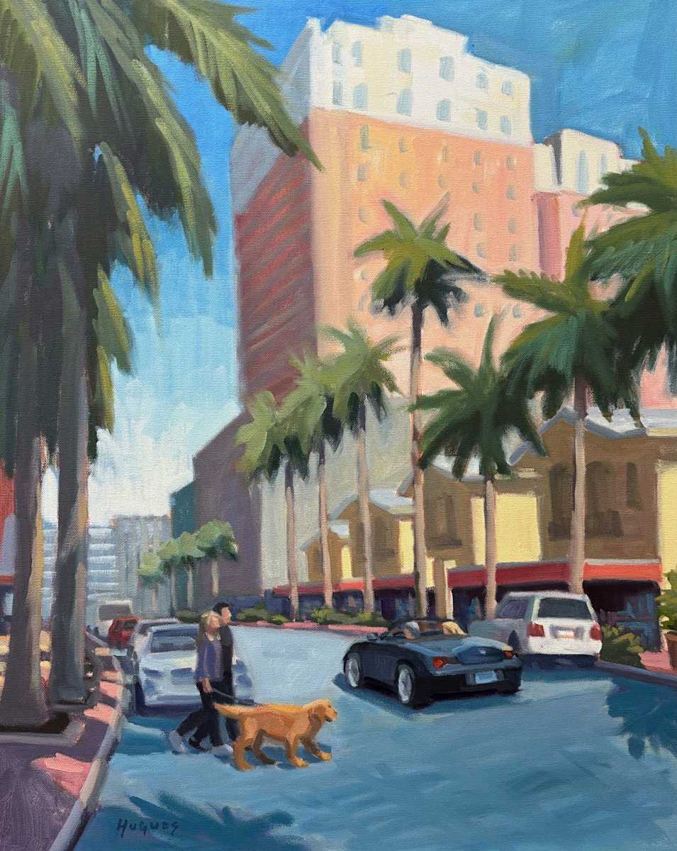Cruising Downtown - Sarasota, FL by Linda Hugues 