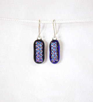Harlequin Drop Earrings (short), Image 1.
