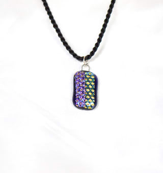 Harlequin Pendant two tone  medium 