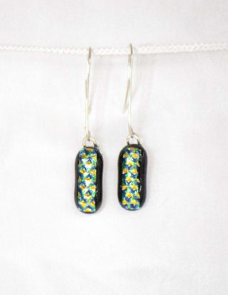 Harlequin Drop Earrings  ( long ), Image 1.