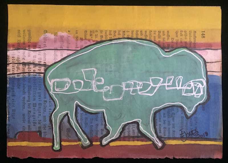 Turquoise Buffalo by Eric Jones, Image 1.