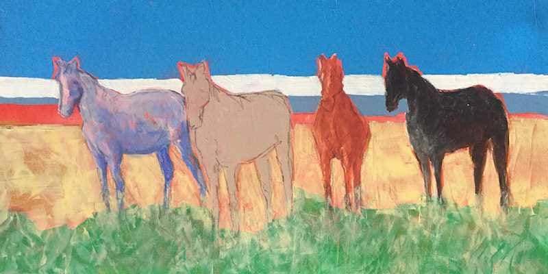 Four Horses by Eric Jones, Image 1.