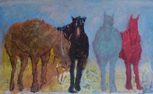 Four Horses by Eric Jones, Image 1.
