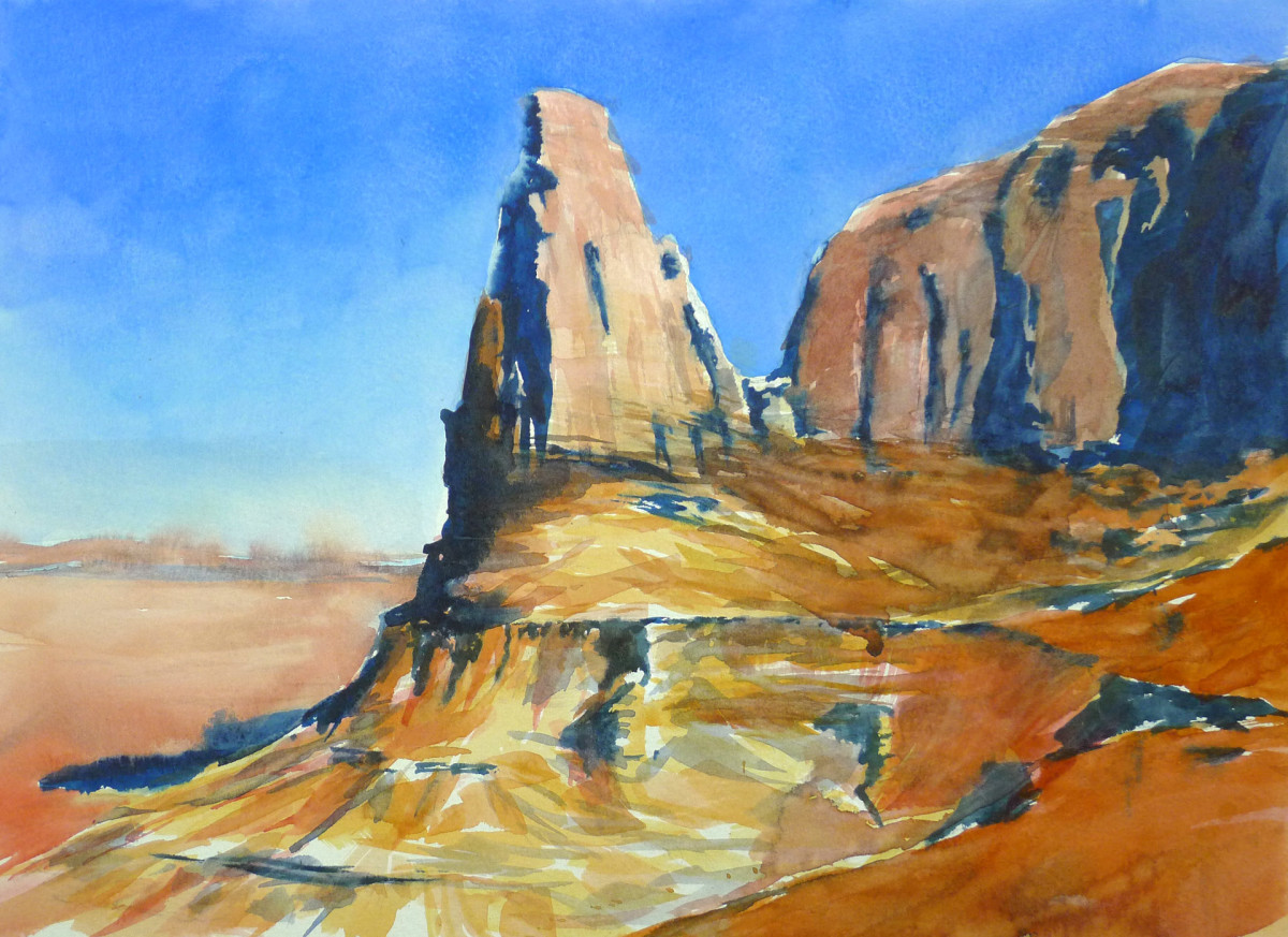 Eagle Point Monument Valley by Chas Martin 