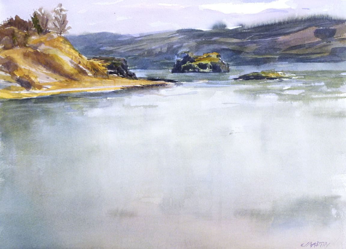 February Day Near Lyle by Chas Martin, Image 1.