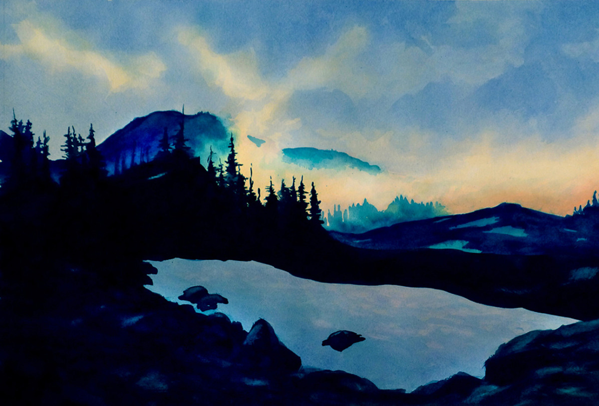 Dawn at Goat Rocks by Chas Martin 