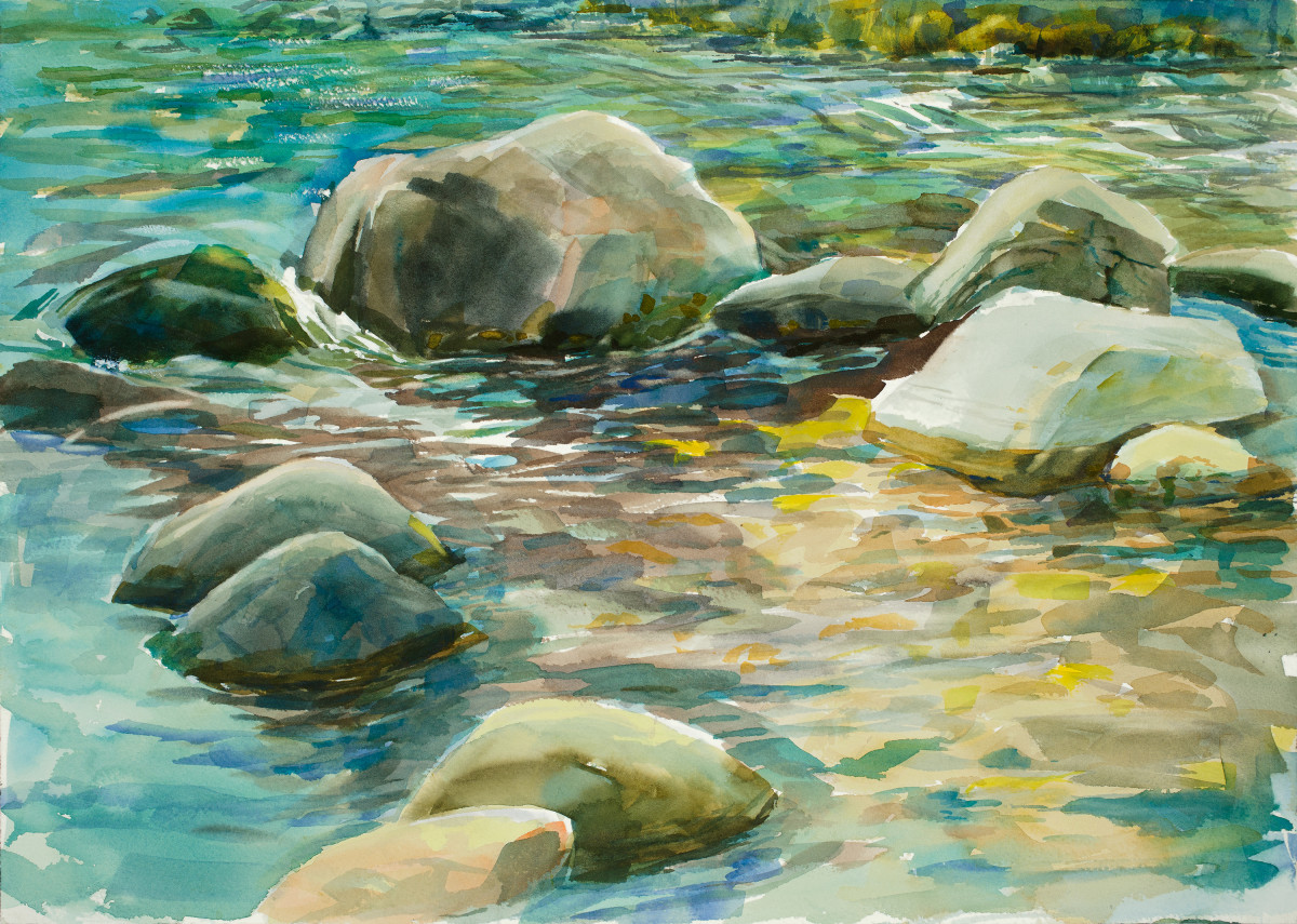 Steelhead Hangout by Chas Martin 