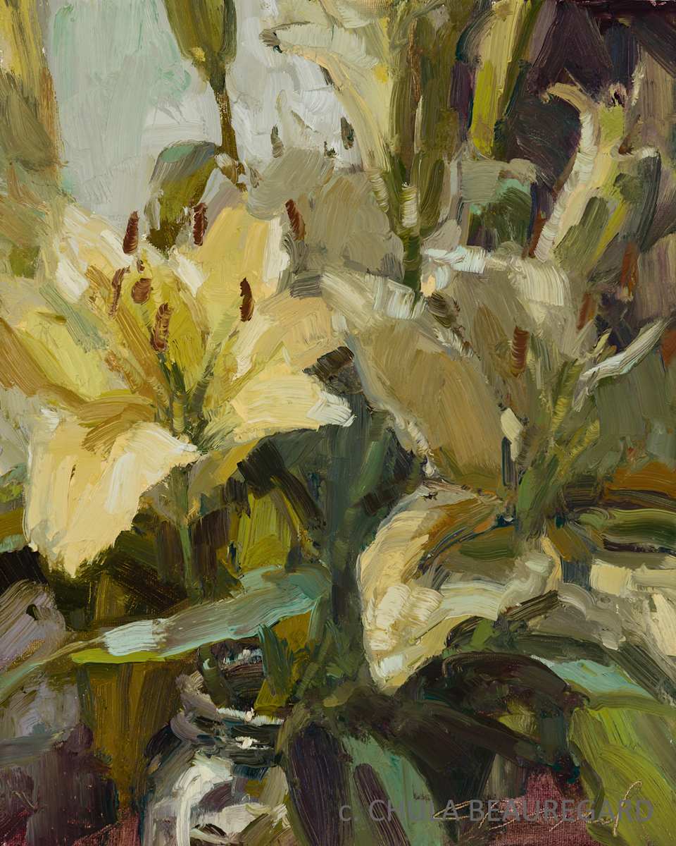Lilies by Chula Beauregard 