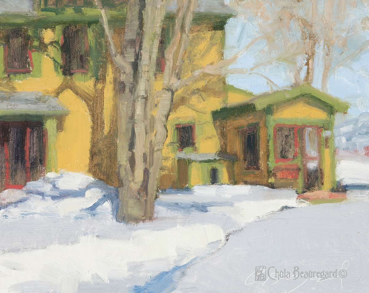 Yellow House by Chula Beauregard 