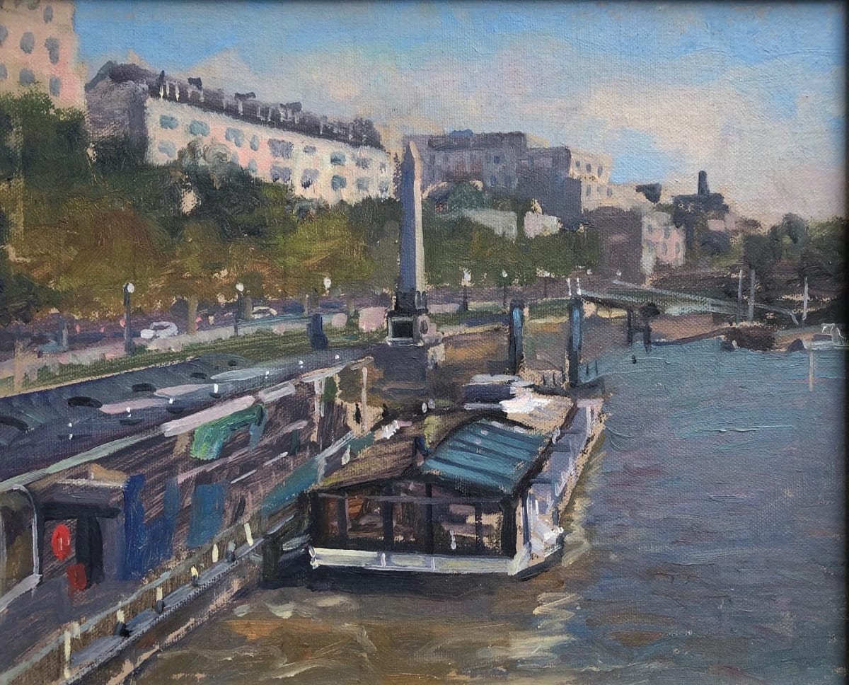 View of the Thames. London by Alan Lancaster 