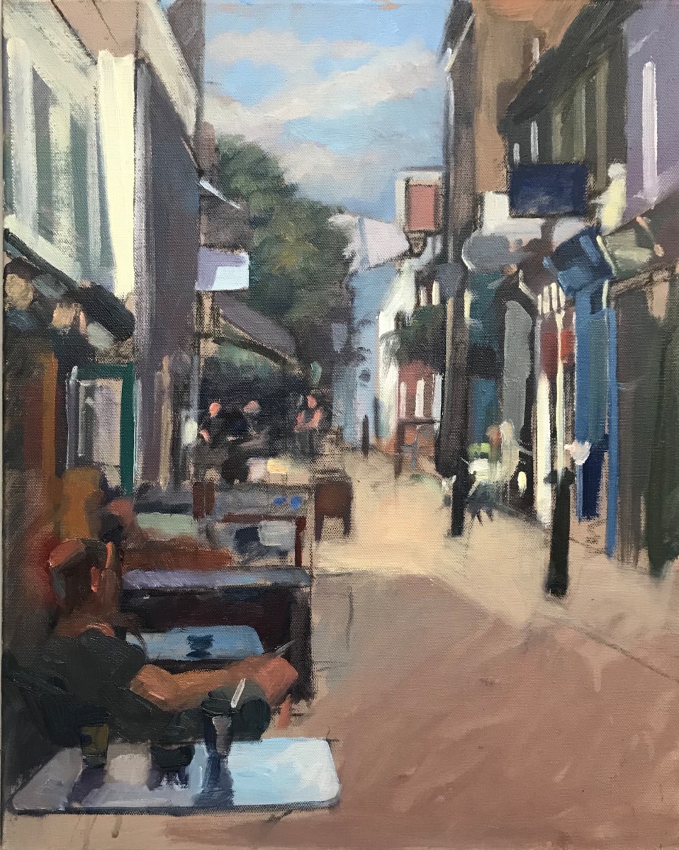 Flask Walk, Hampstead. London by Alan Lancaster 