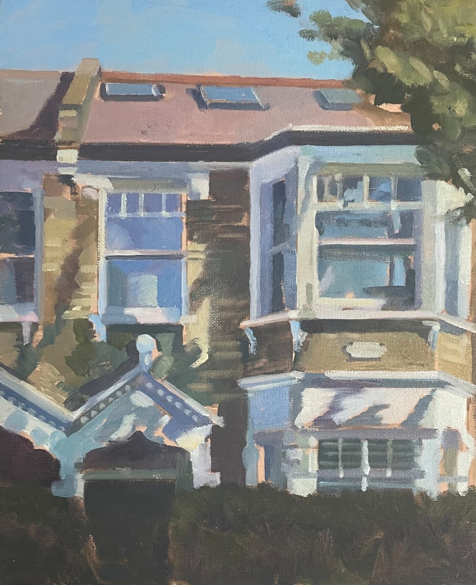 Summer Light and Shadows on a Victorian House. Crouch End. London by Alan Lancaster 