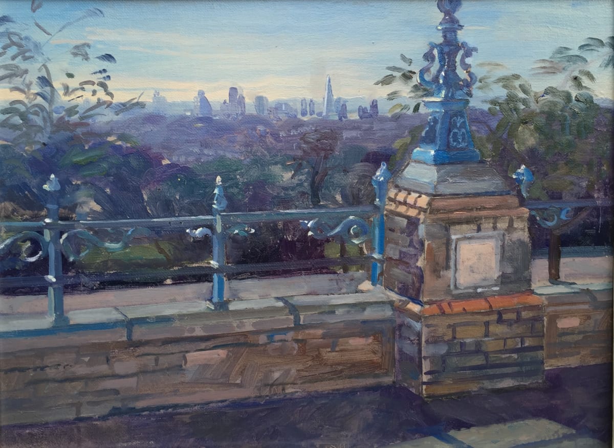 April Morning View of Crouch End (AVAILABLE AS A PRINT) by Alan Lancaster 