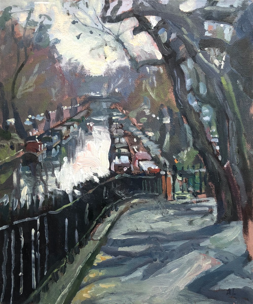 Little Venice Towpath. Little Venice. London by Alan Lancaster 