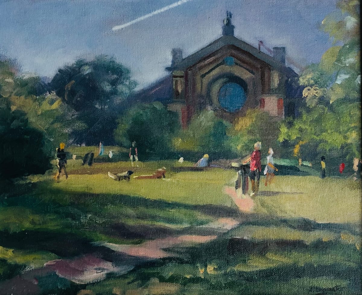 Lockdown Walk. Alexandra Palace. London by Alan Lancaster 