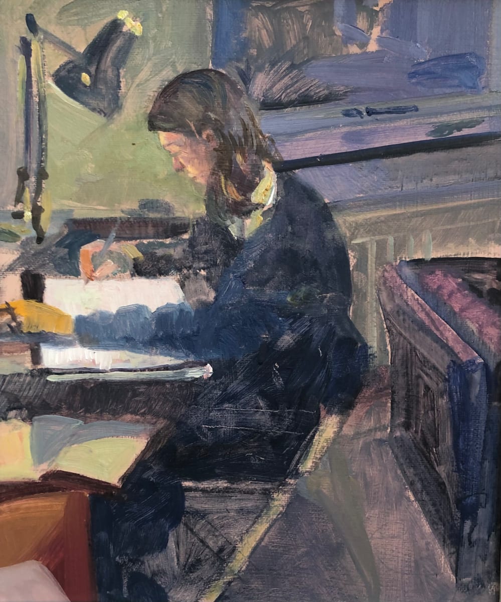 Max Studying for His Exams by Alan Lancaster, Image 1.