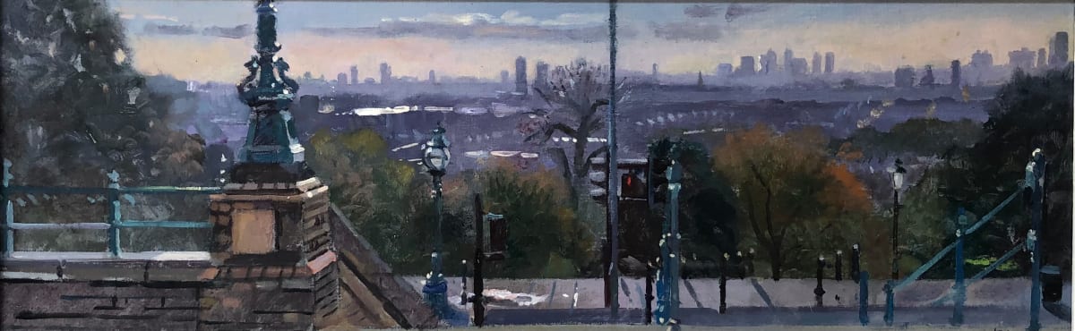 Late Autumn View from Alexandra Palace. Muswell Hill. London by Alan Lancaster 