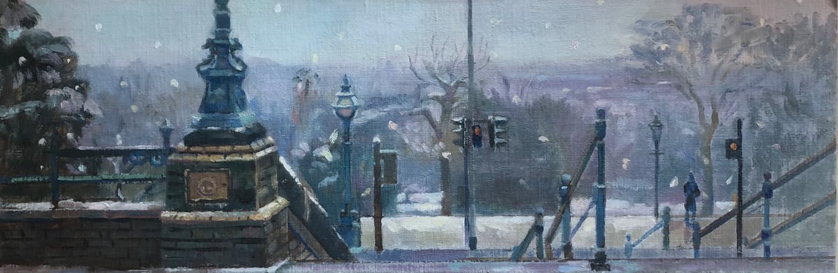 Snow covered Landscape from Alexandra Palace by Alan Lancaster 