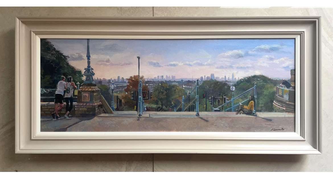 Summer View from Alexandra Palace Over the City by Alan Lancaster  Image: Also available as a framed print