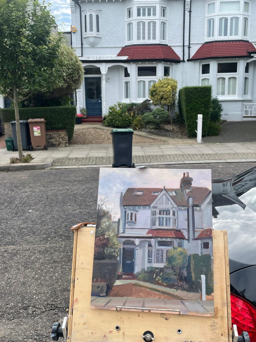 Light Grey Edwardian. Farrer Road. London by Alan Lancaster 