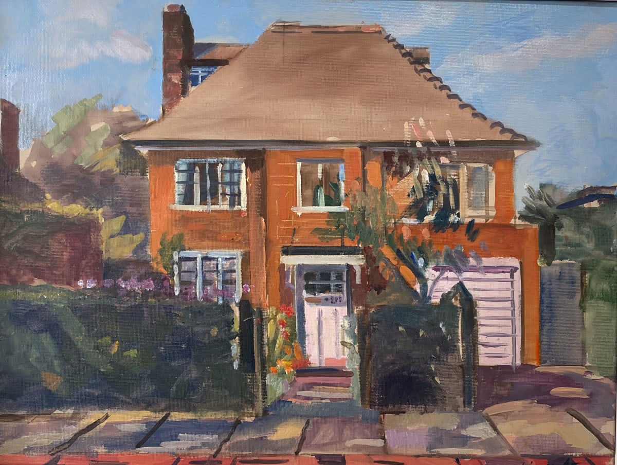 Maurice Walk House Portrait by Alan Lancaster  Image:  Maurice Walk. Hampstead Garden Suburb. 