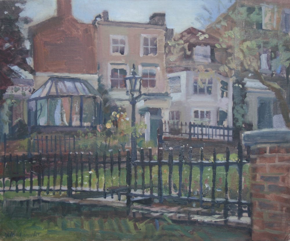 New End Square Hampstead by Alan Lancaster 