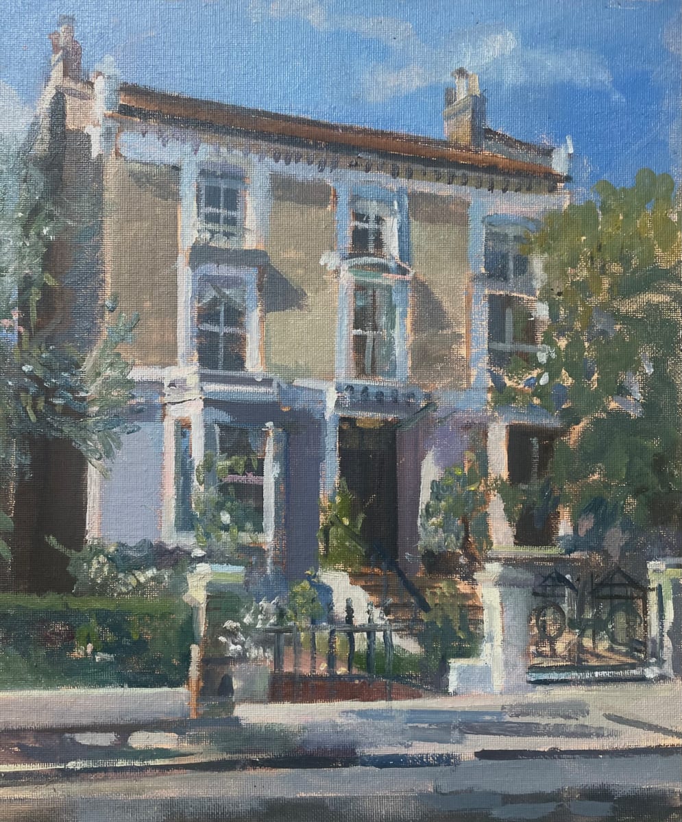 Family Home, Oxford Crescent, Ladbroke Grove. London by Alan Lancaster  Image: Oxford Crescent, Ladbroke Road, London