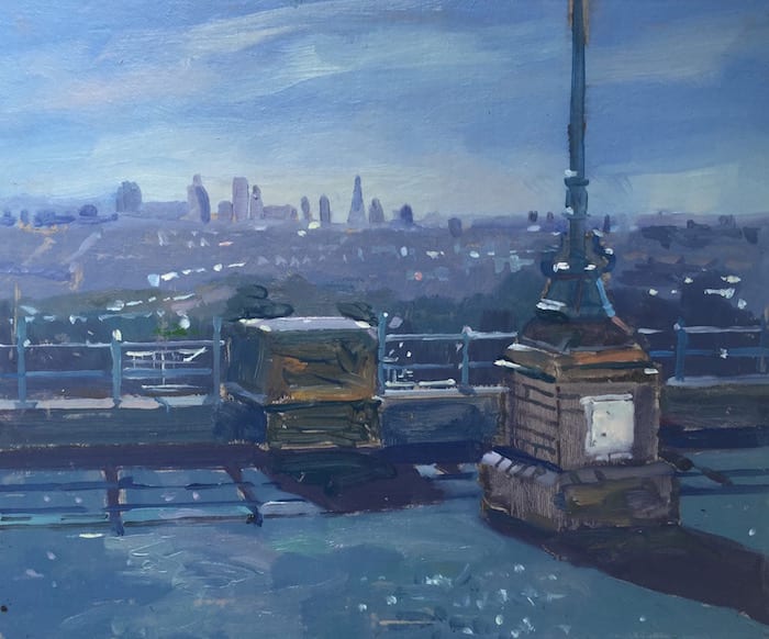 The City from Alexandra Palace by Alan Lancaster 