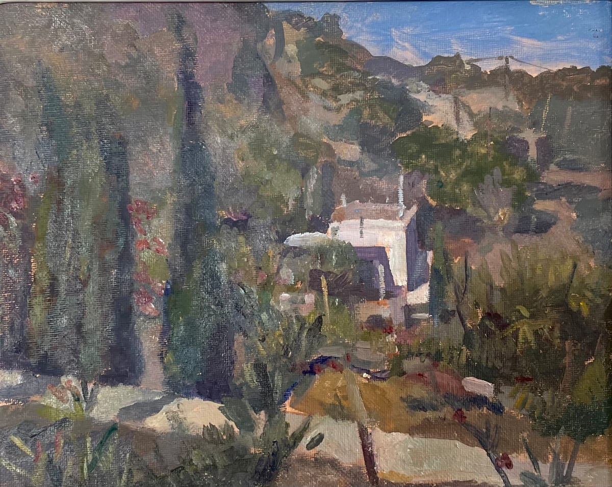 Antoine Silber's Garden 2. Patmos. Greece by Alan Lancaster 