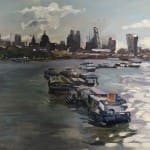 City View from Waterloo Bridge by Alan Lancaster 