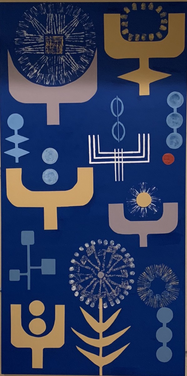 Large Blue Shapes by Anton Labuschagne, Image 1.