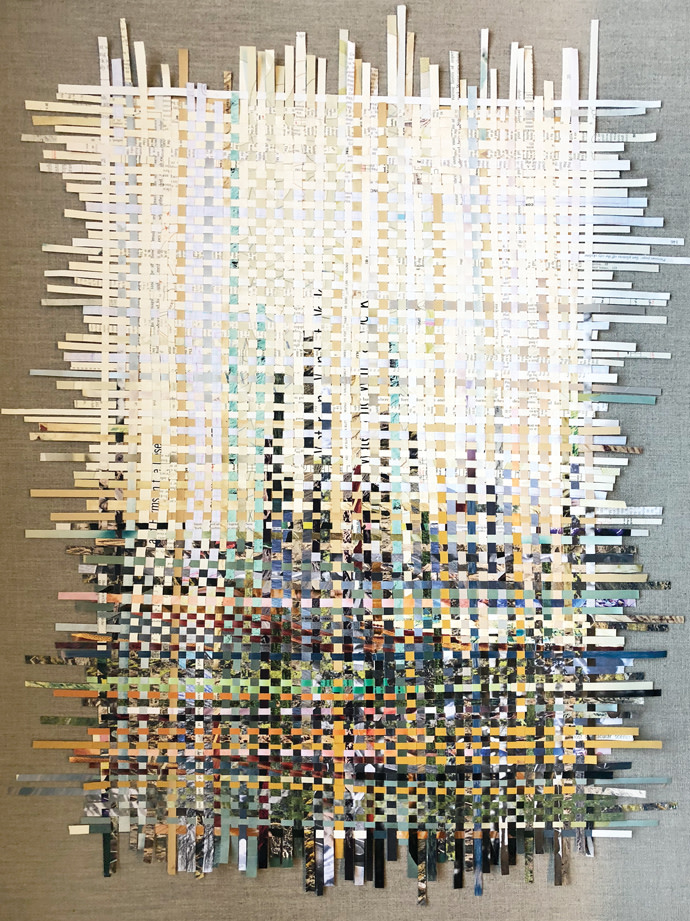 Woven Collage by Sarah Presson 