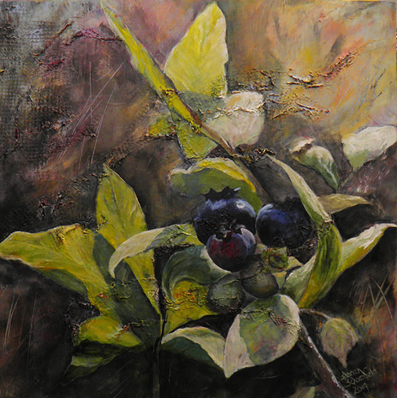 Blueberries Taste Like Summer by Sharron Schoenfeld 