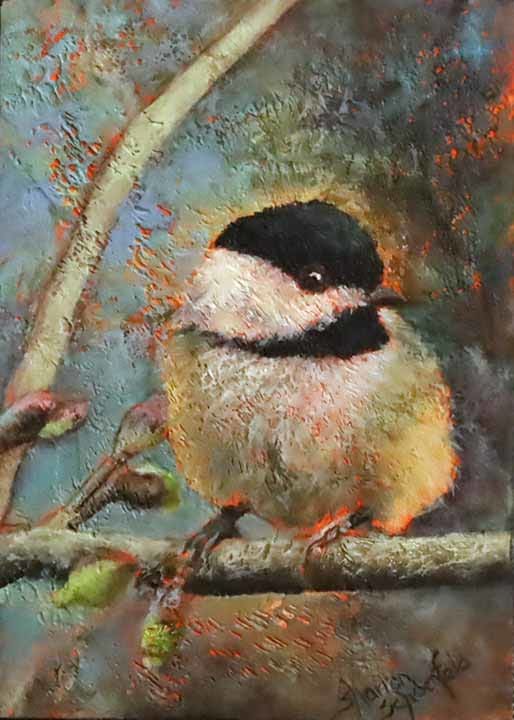 Chickadee 11 by Sharron Schoenfeld 