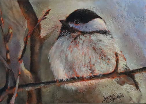 Chickadee 13 by Sharron Schoenfeld 