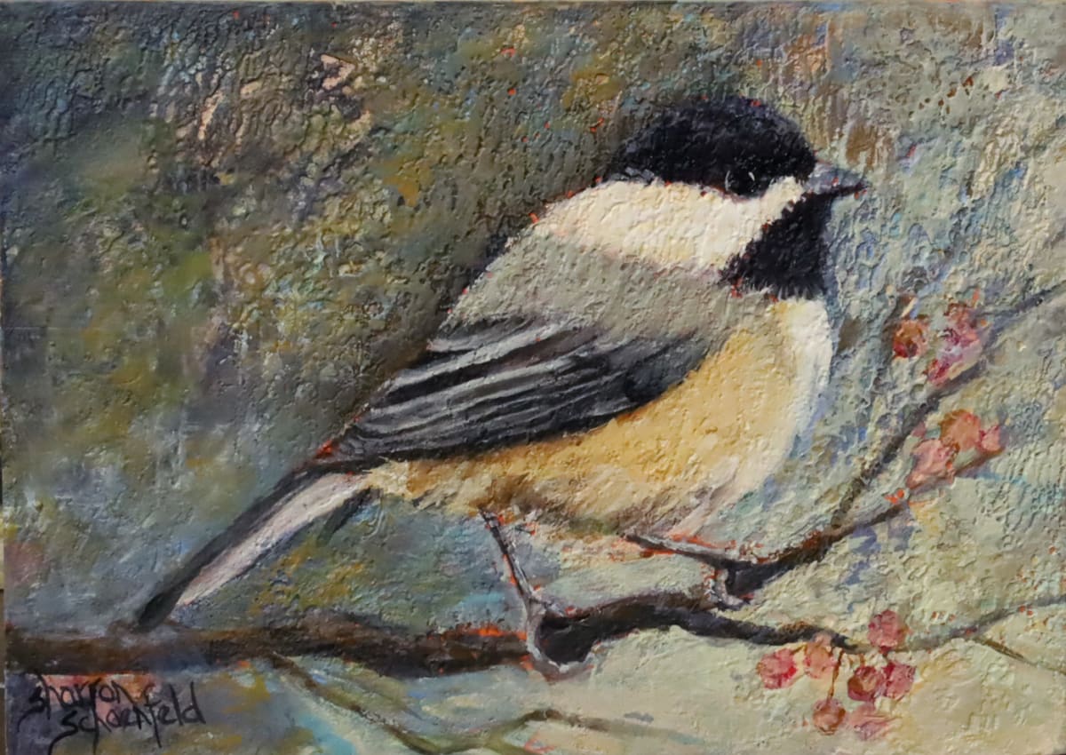 Chickadee 14 by Sharron Schoenfeld 