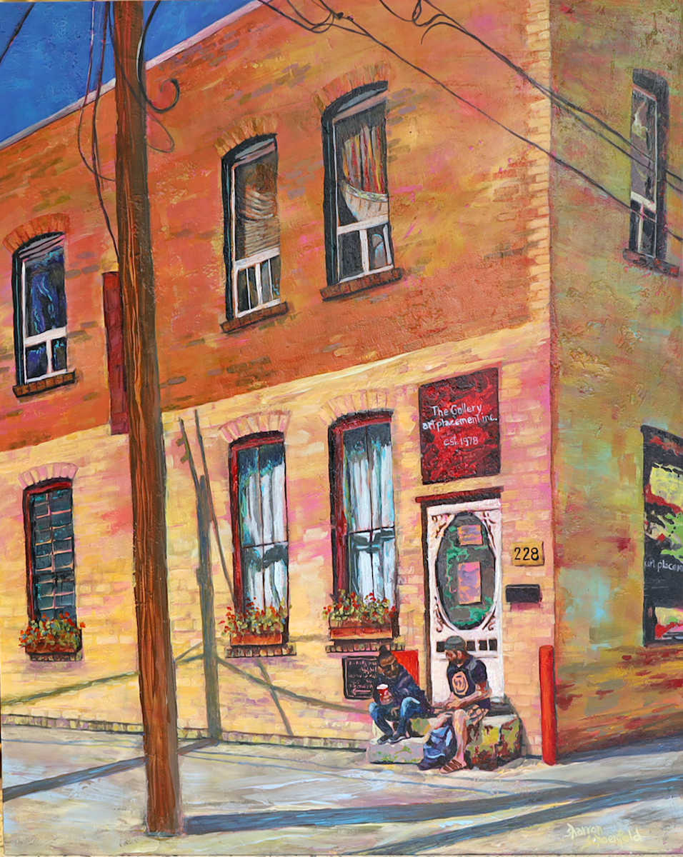 Colourful Exchange by Sharron Schoenfeld 