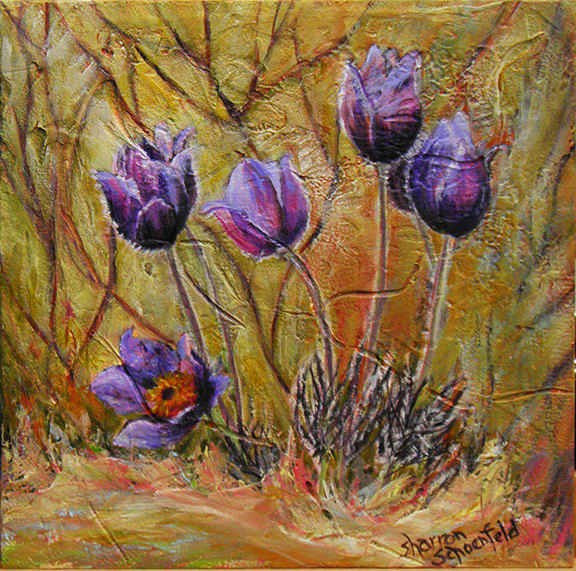 Crocus 5 by Sharron Schoenfeld 