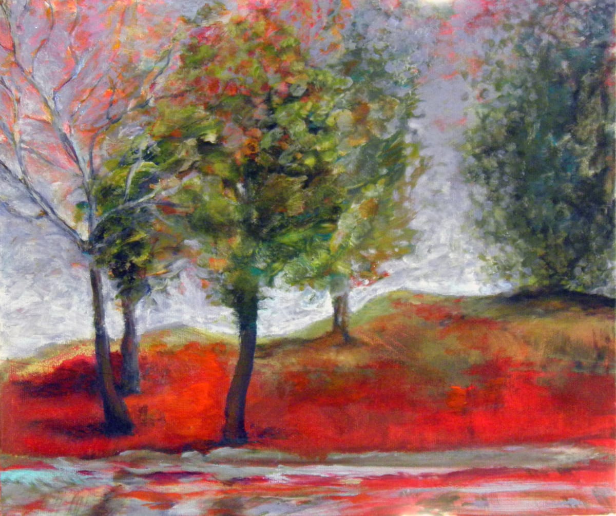 Fall Trees by Sharron Schoenfeld 