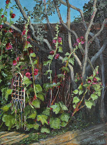 Impressions of Jean's Garden by Sharron Schoenfeld 
