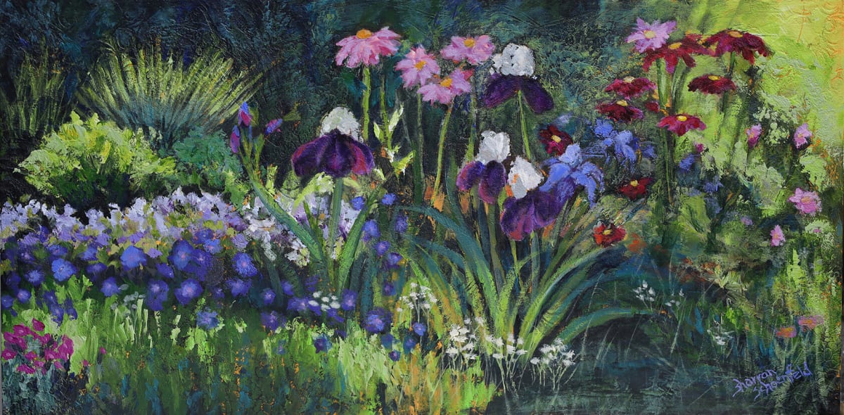 Iris Garden by Sharron Schoenfeld 