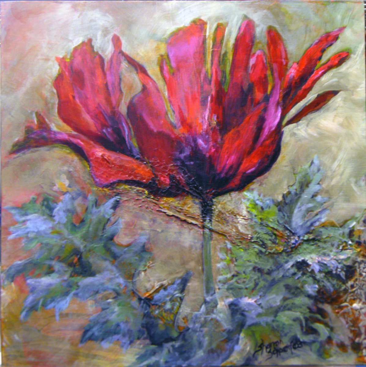 Jean's Poppy by Sharron Schoenfeld, Image 1.