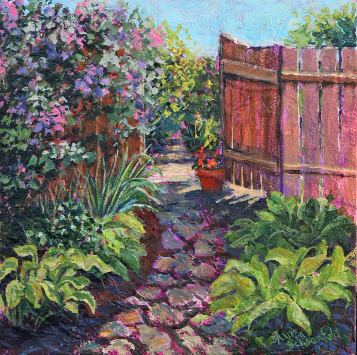 Lilac Gate by Sharron Schoenfeld, Image 1.