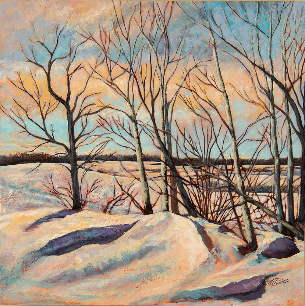 Winter Trees by Sharron Schoenfeld 